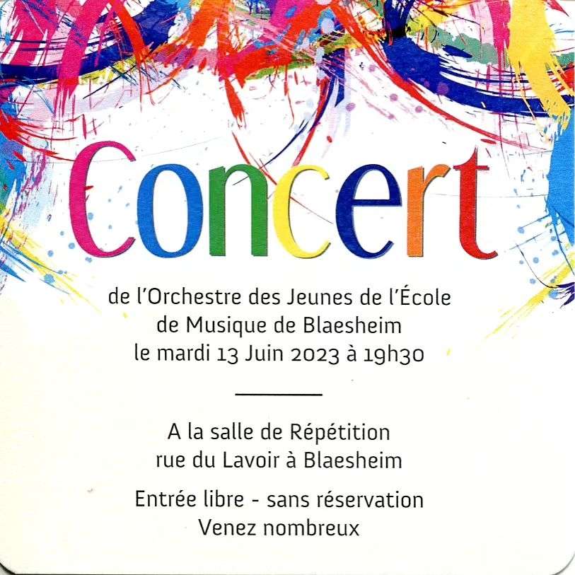 Affiche concert