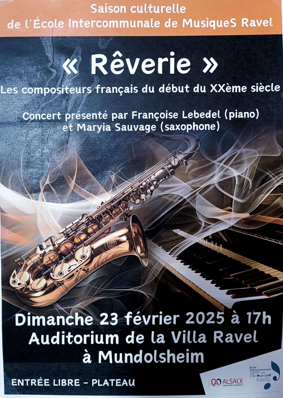 Concert en Duo saxophone-piano