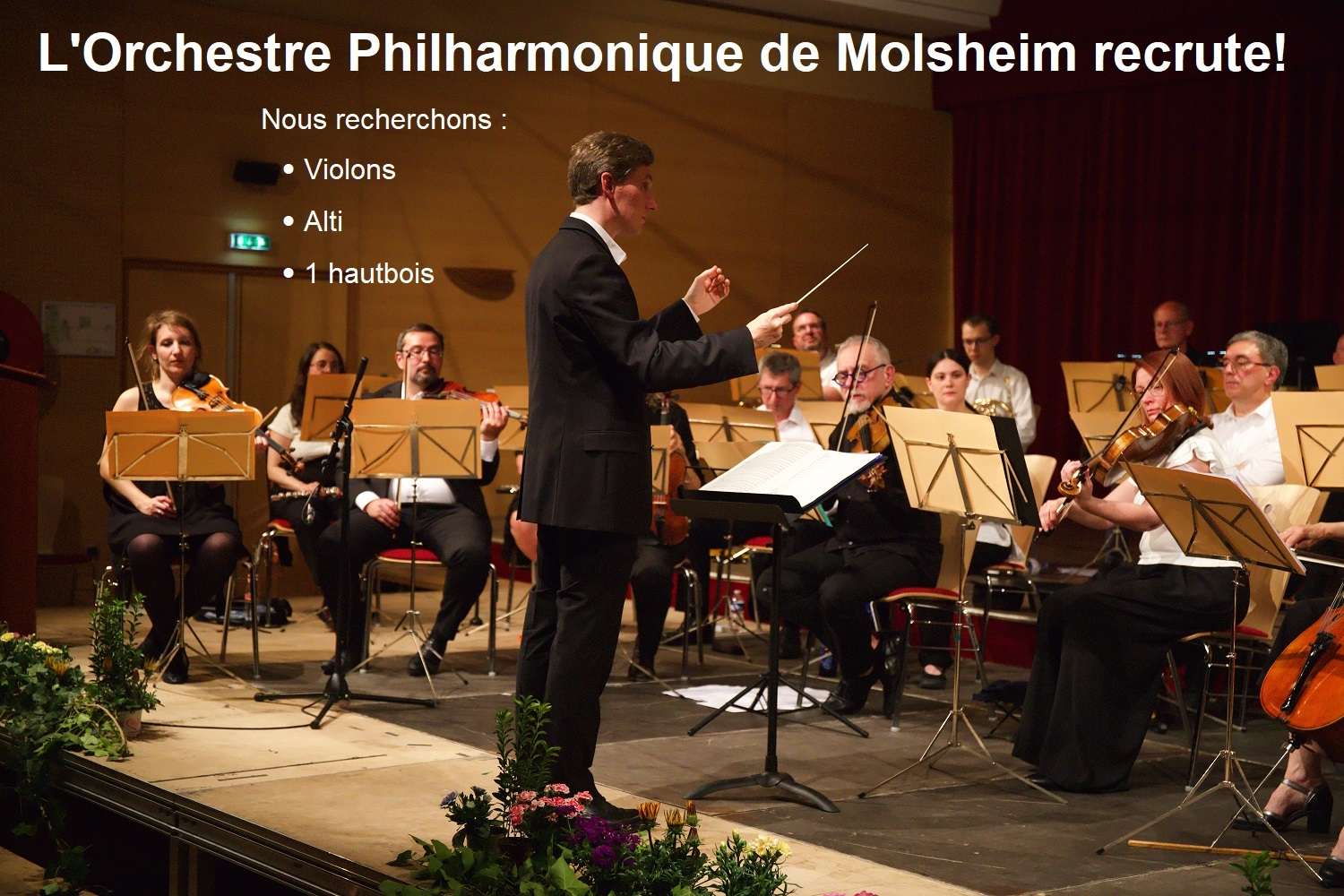 Recrutement Orchestre Philharmonique de Molsheim