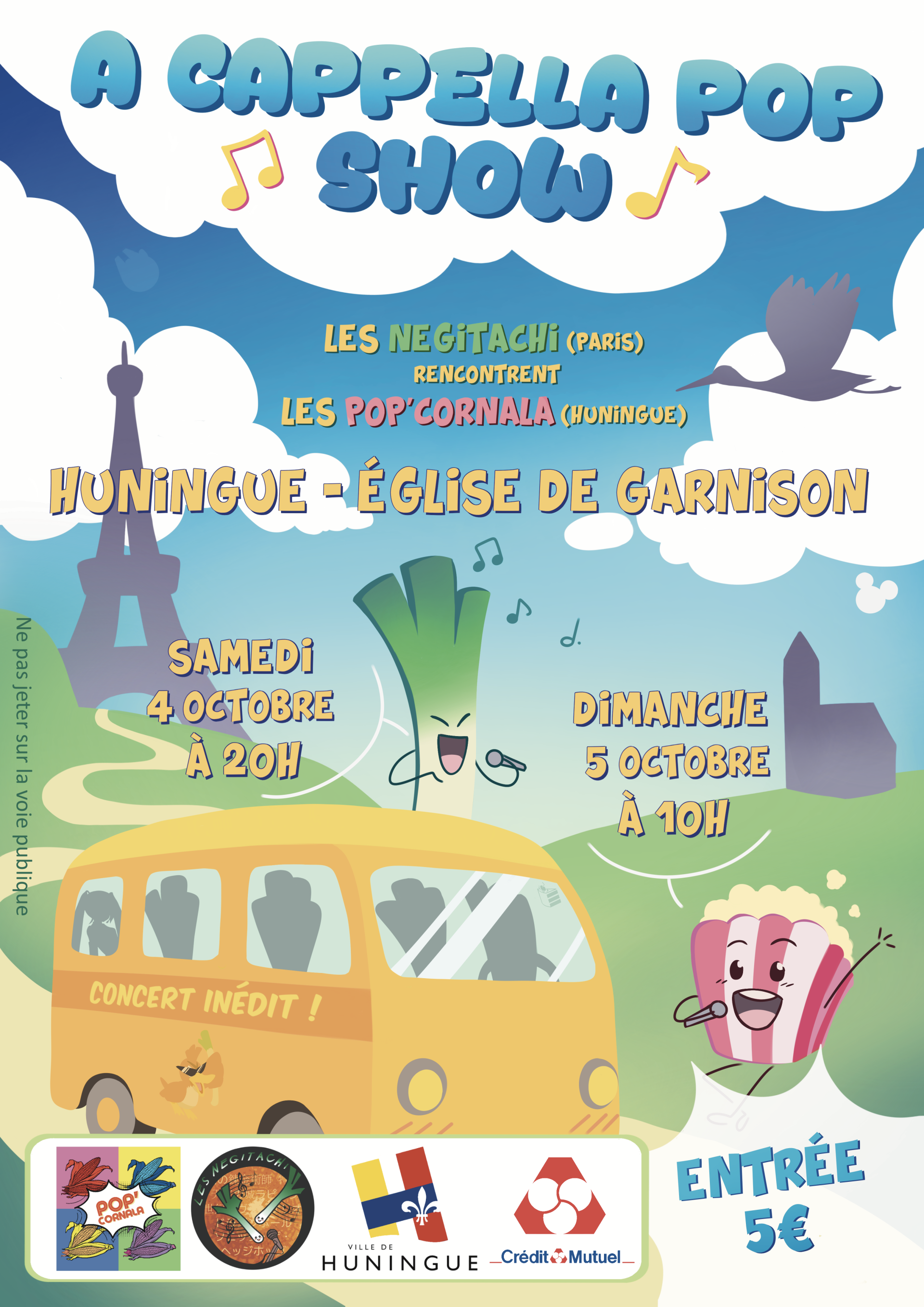 Affiche du spectacle A Cappella Pop Show