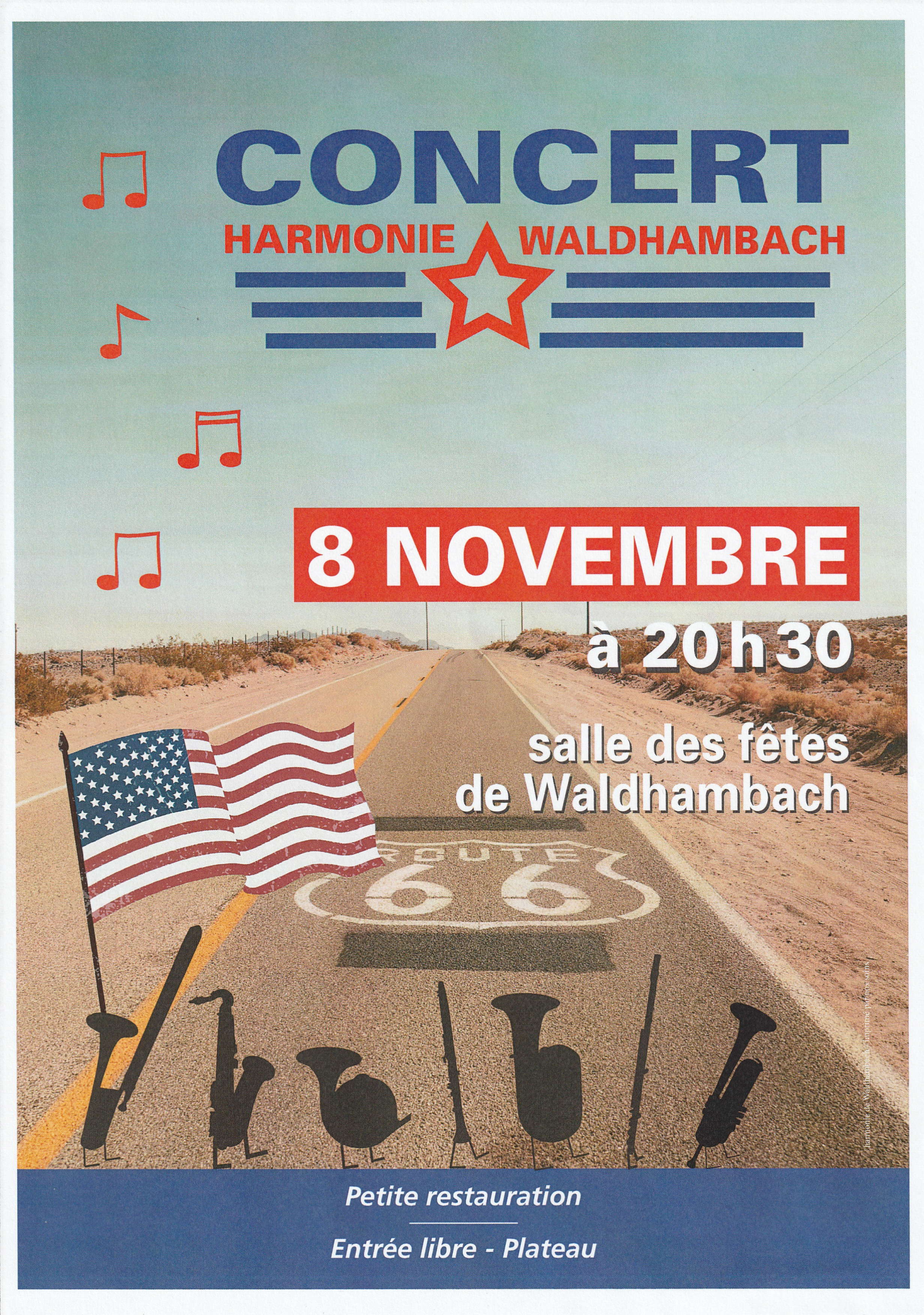 Affiche du concert d'automne